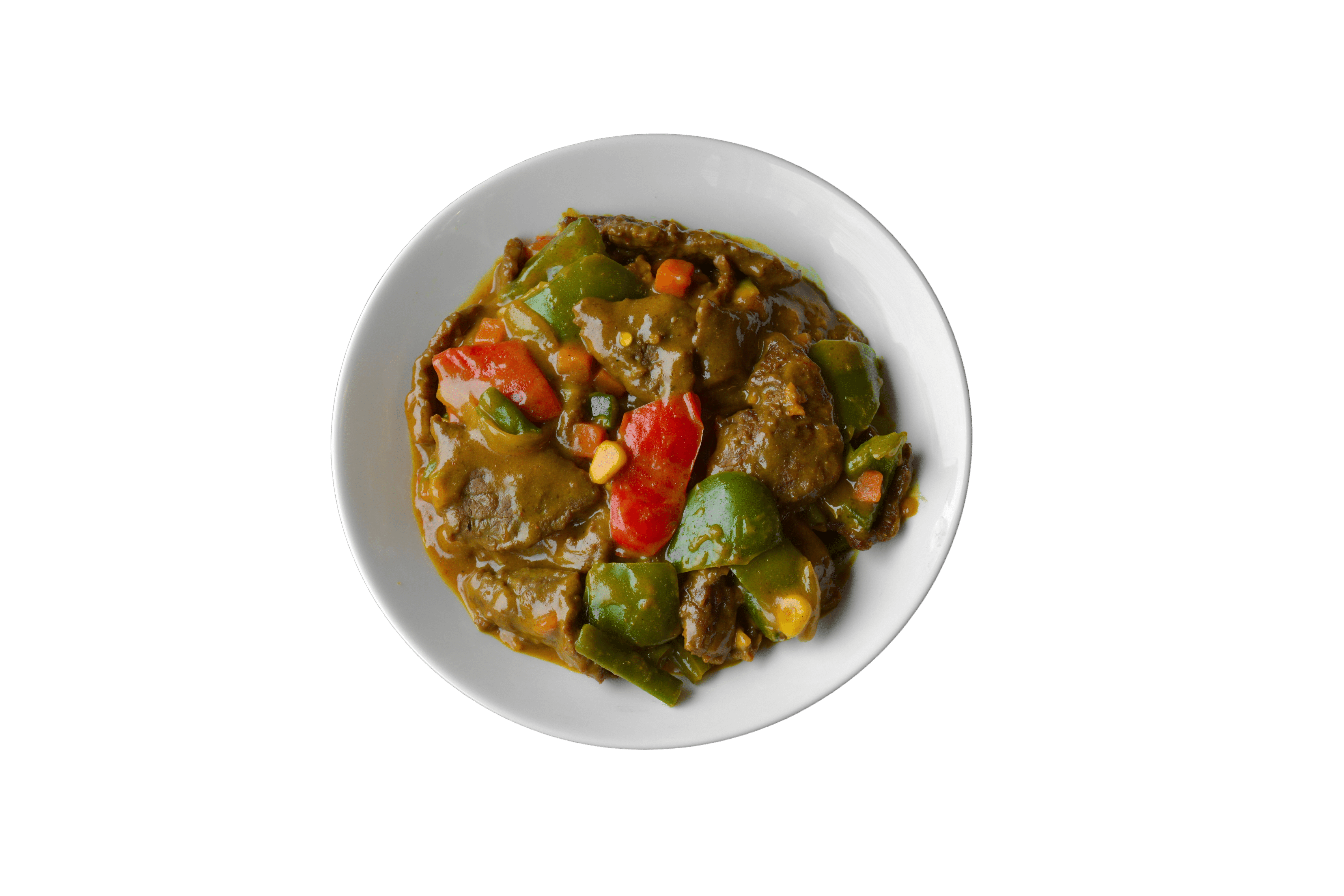 Order Curry Beef with Onion food online from Halal China Kitchen Plus store, Jamaica on bringmethat.com