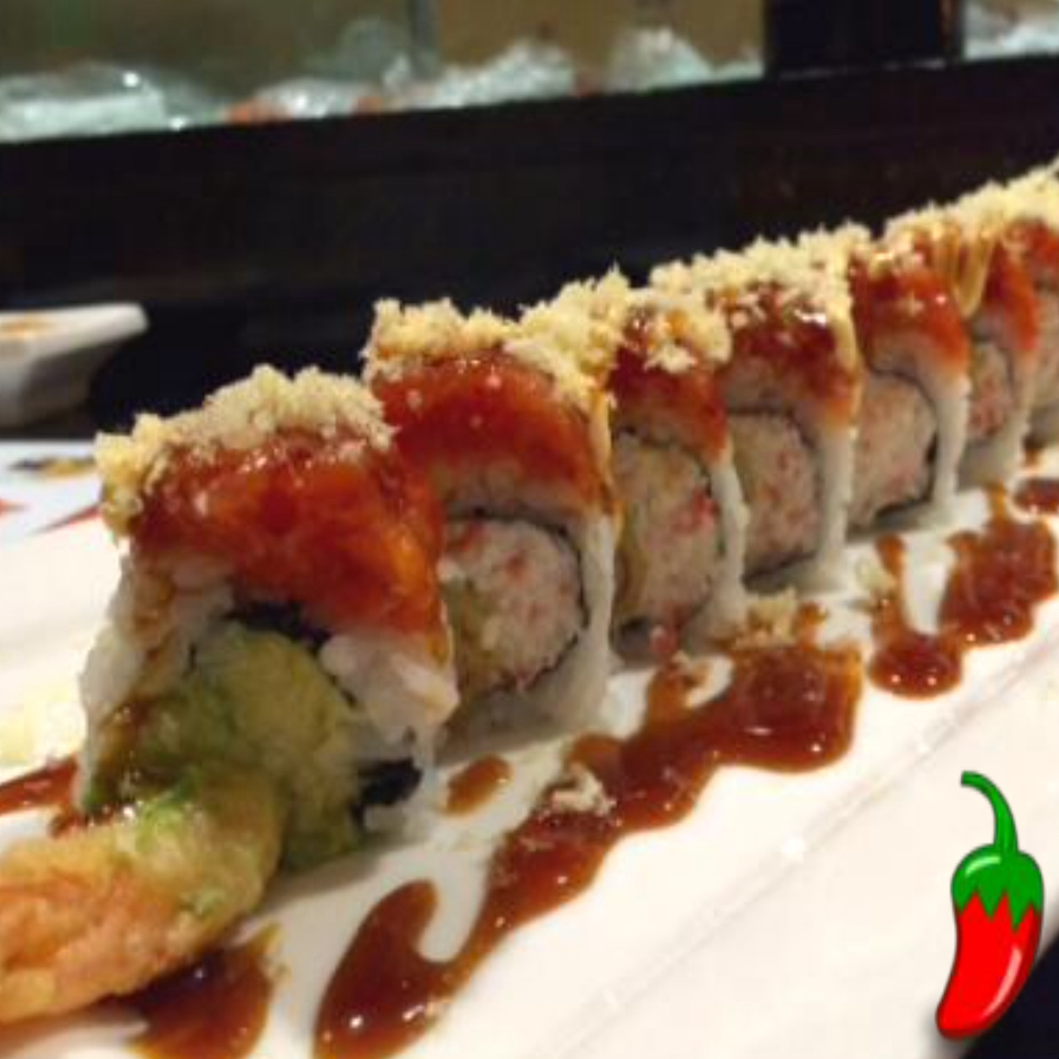 Order Hot Night Roll food online from Roll Star Sushi store, Anaheim on bringmethat.com