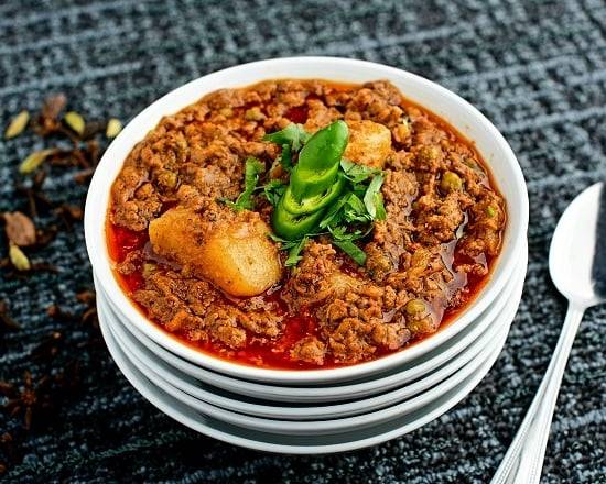 Order Beef Keema food online from Aga Restaurant & Catering store, Houston on bringmethat.com