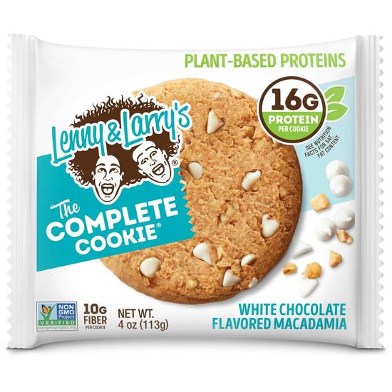 Order Lenny & Larry's The Complete Cookie - White Choc Macadamia food online from IV Deli Mart store, Goleta on bringmethat.com