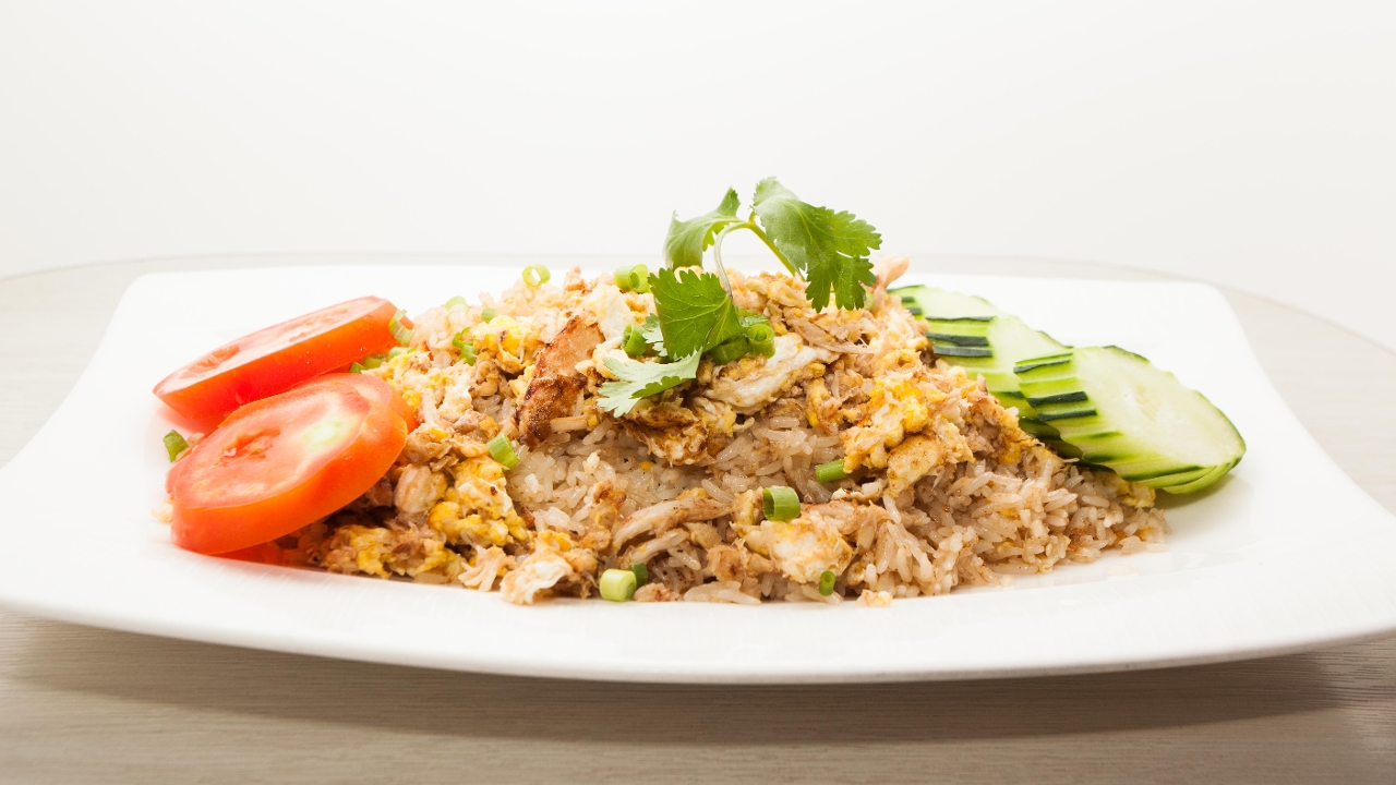 Order Crab Fried Rice food online from Asian mint store, Dallas on bringmethat.com