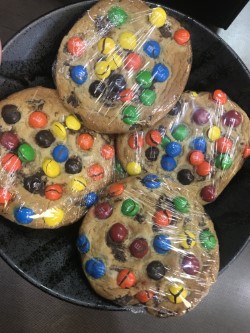 Order M&M Chocolate Cookie food online from Sushi Boss store, Indianapolis on bringmethat.com