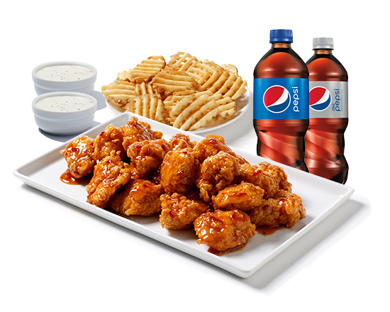 Order Meal For 2 Boneless Wings food online from Hoots Wings store, Decatur on bringmethat.com