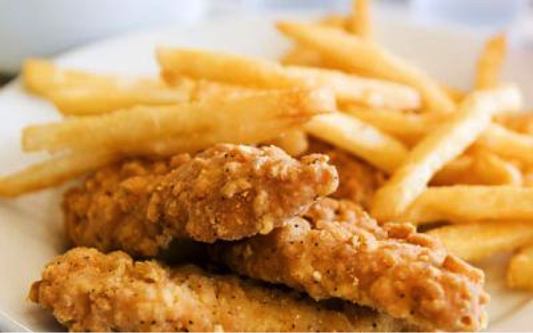 Order Chicken Strips w/fries food online from Sc Ranch Market store, San Clemente on bringmethat.com