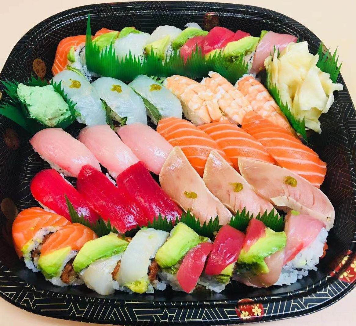 Order 410. Tokyo Platter (46pcs) food online from Asakuma Sushi Delivery-Marina Del Rey store, Los Angeles on bringmethat.com