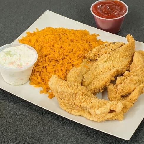 Order 3 Pieces Catfish food online from Killer Wings store, Newark on bringmethat.com