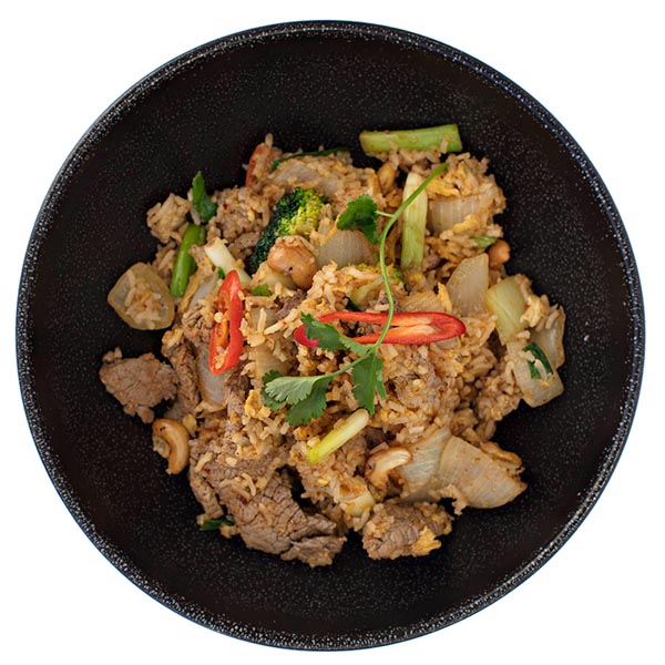 Order Khao Pad Nua food online from Camile Thai store, Chicago on bringmethat.com