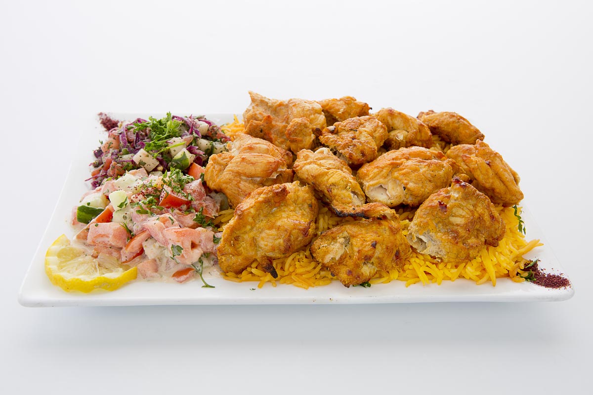 Order Chicken Kabab Entree food online from Falafel Dream store, Chicago on bringmethat.com