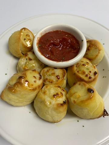 Order Cheesy Garlic Knots food online from Omar Pizza & Mediterranean Grill store, Fairview Park on bringmethat.com