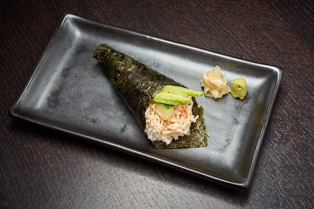 Order CALIFORNIA HAND ROLL food online from Ra Sushi store, Chino Hills on bringmethat.com
