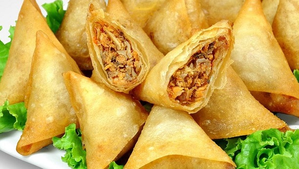 Order Chicken Samosa  food online from Bawarchi store, New York on bringmethat.com