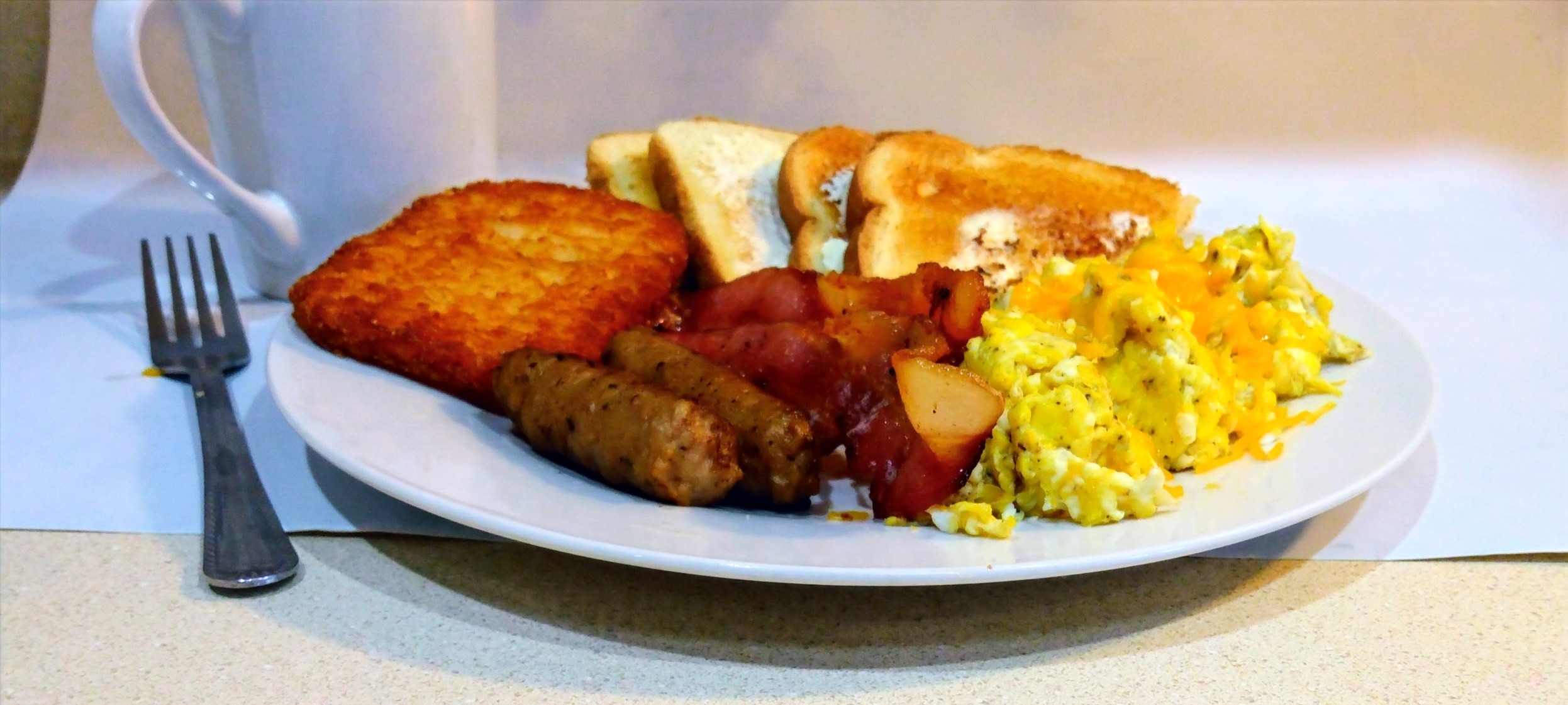 Order All-American Breakfast. food online from Mr Thomas Diner store, Rochester on bringmethat.com