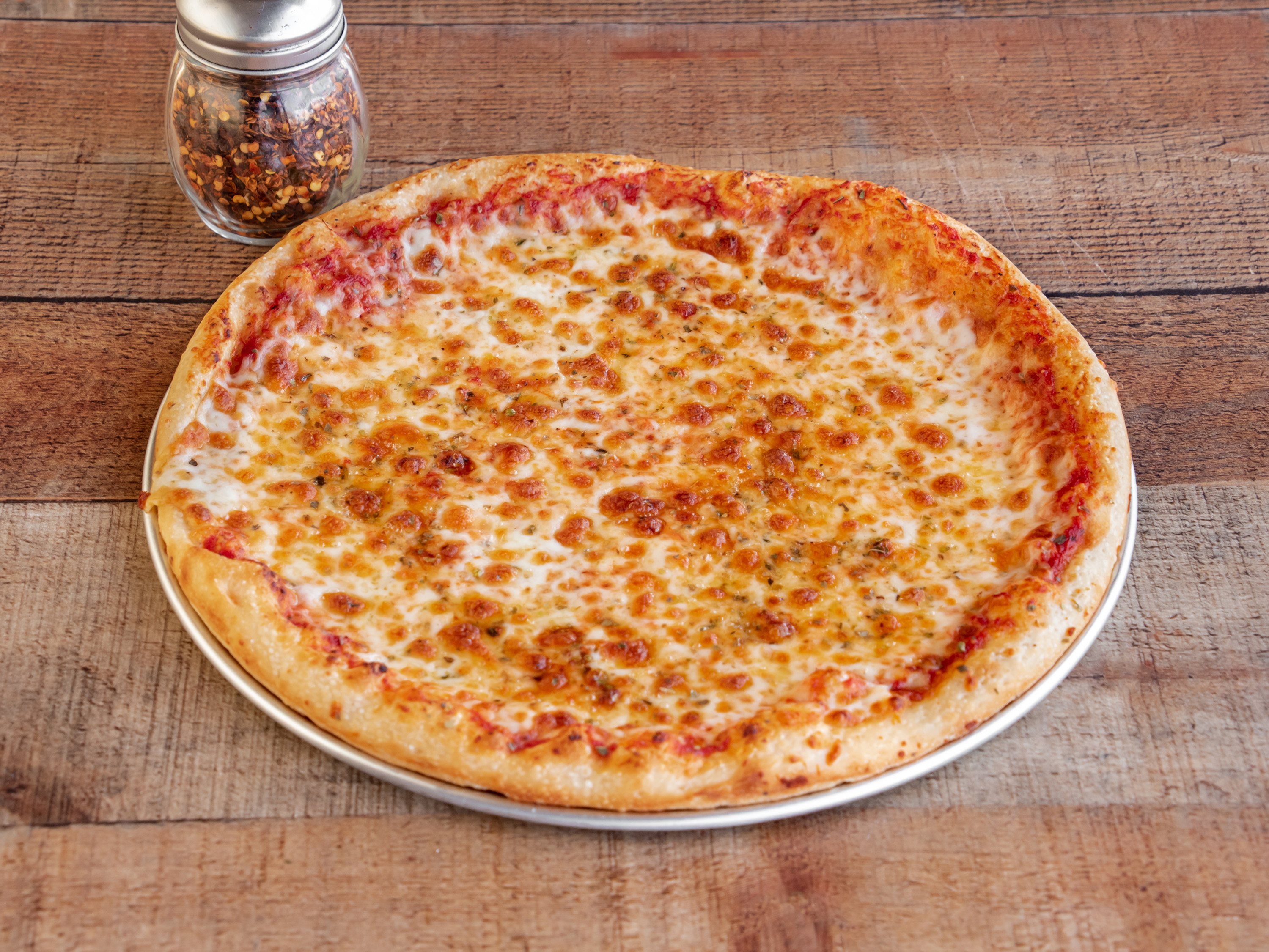 Order 16" - Cheese Pizza Regular Crust food online from Mario's Pizza store, Exton on bringmethat.com