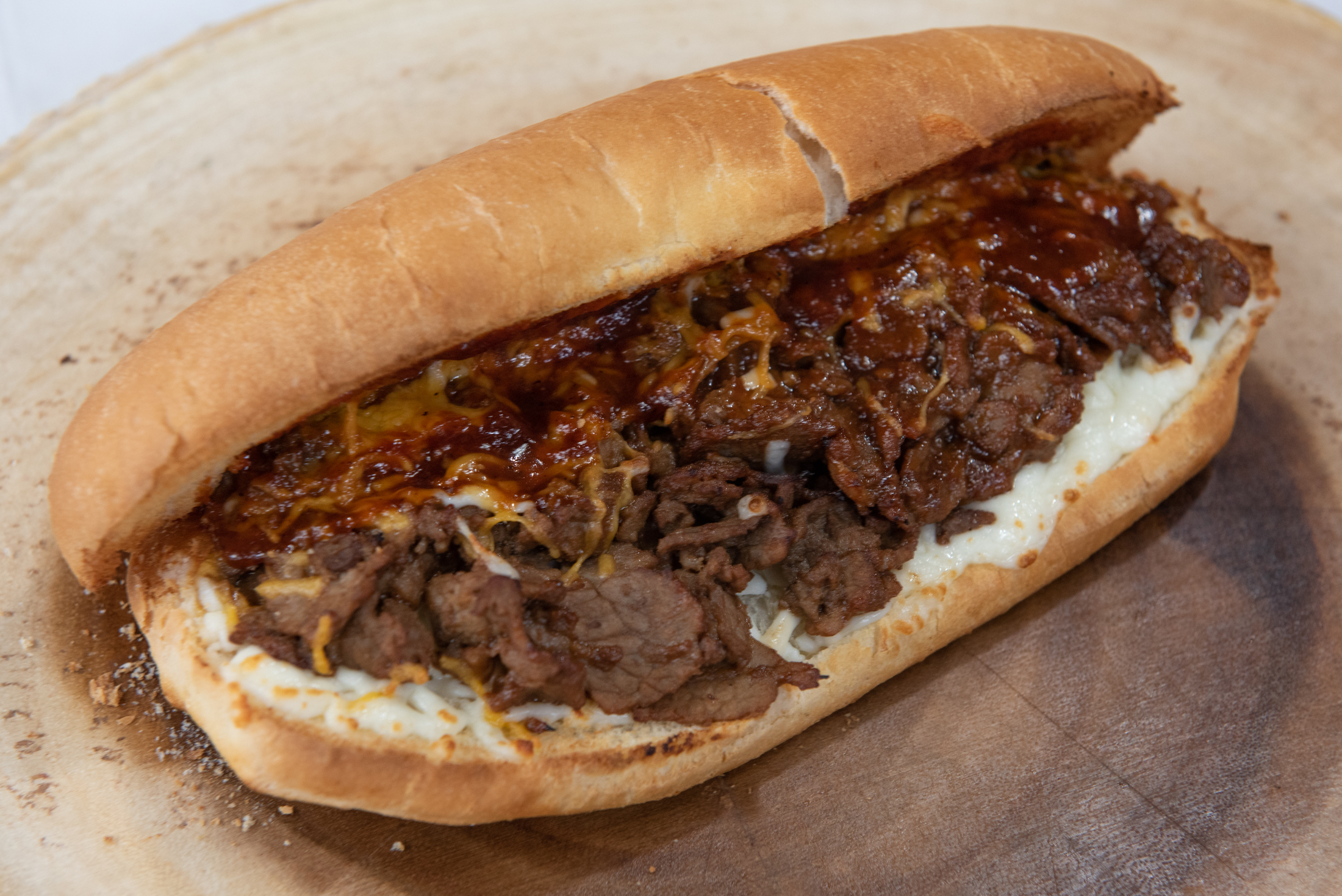 Order BBQ Beef Sub food online from Roma Pizza & Pasta store, Nashville on bringmethat.com