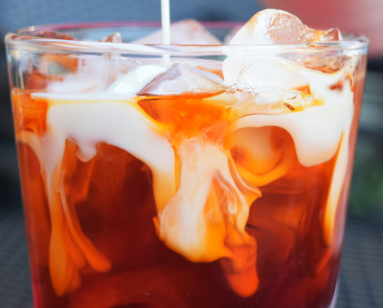 Order Thai Iced Tea food online from The Chicken Hawkers store, Vacaville on bringmethat.com