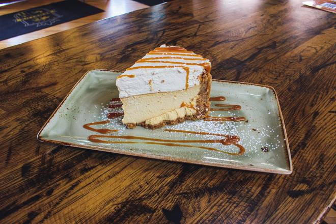 Order Salted Caramel Cheesecake food online from Cafe Benelux store, Milwaukee on bringmethat.com