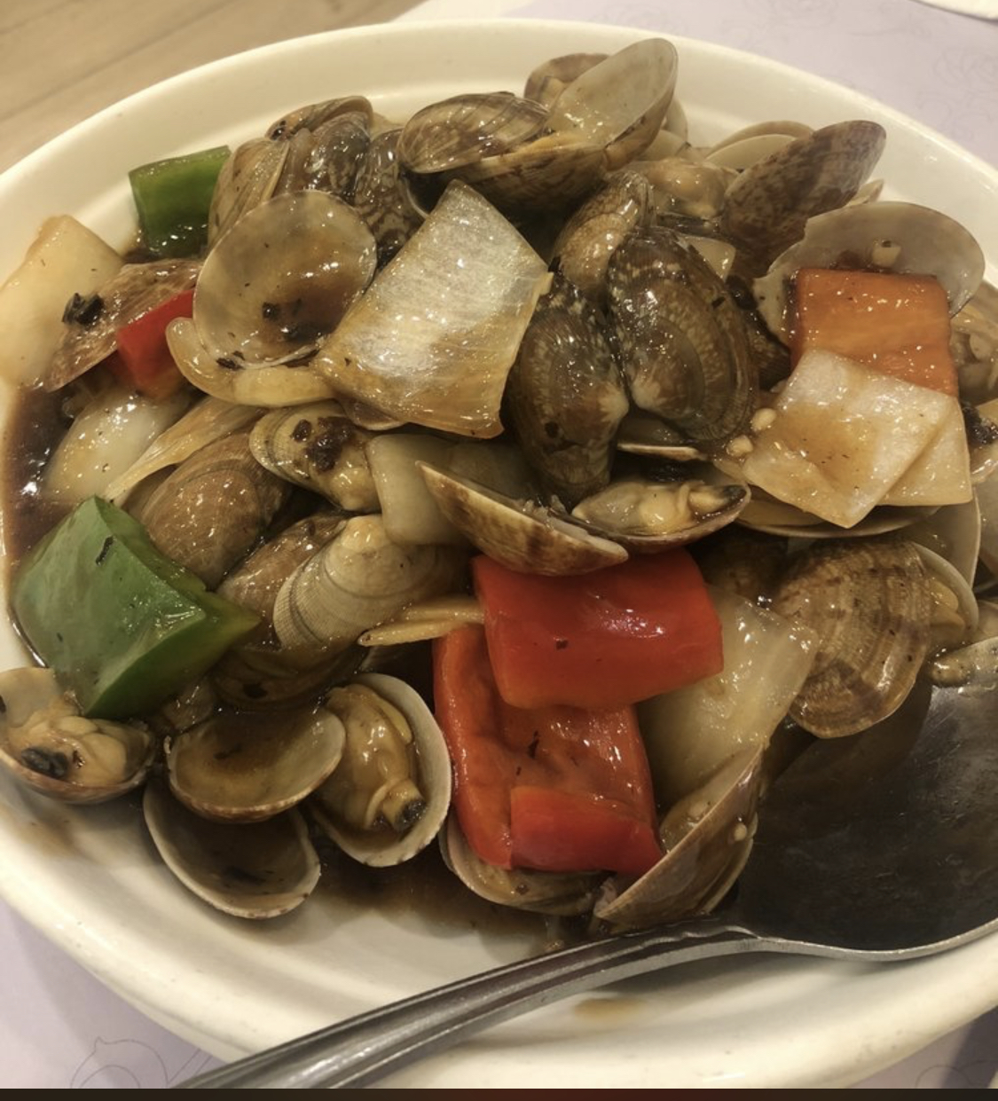 Order 61. Clams in Black Bean Sauce豉汁炒大蜆 food online from Cheung Hing Restaurant store, South San Francisco on bringmethat.com