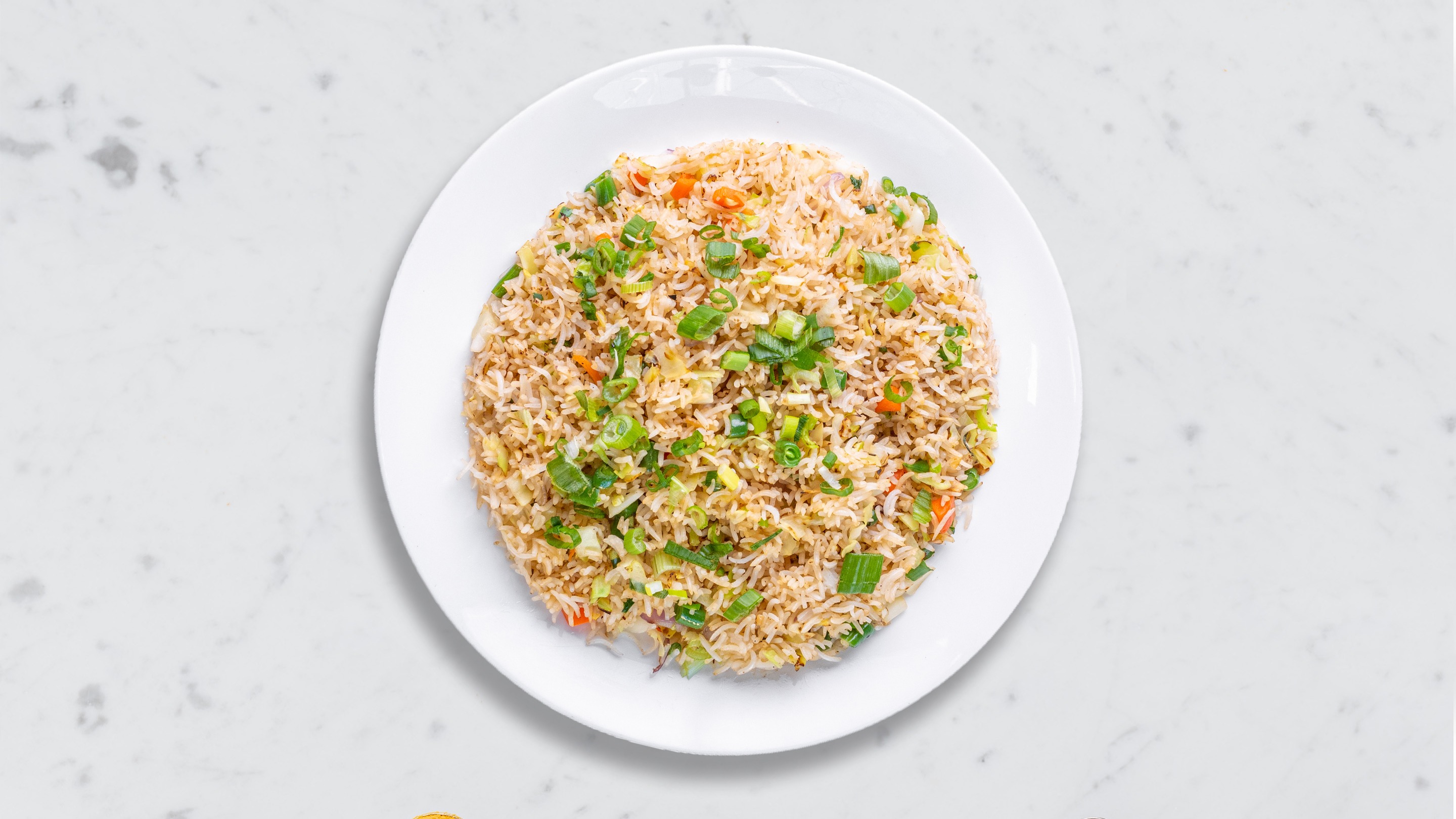 Order Golden Wall Veggie Fried Rice food online from Clash Of Curries store, San Francisco on bringmethat.com