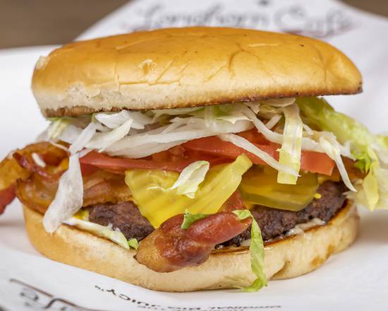 Order Bacon Cheeseburger food online from Longhorn Cafe store, Boerne on bringmethat.com