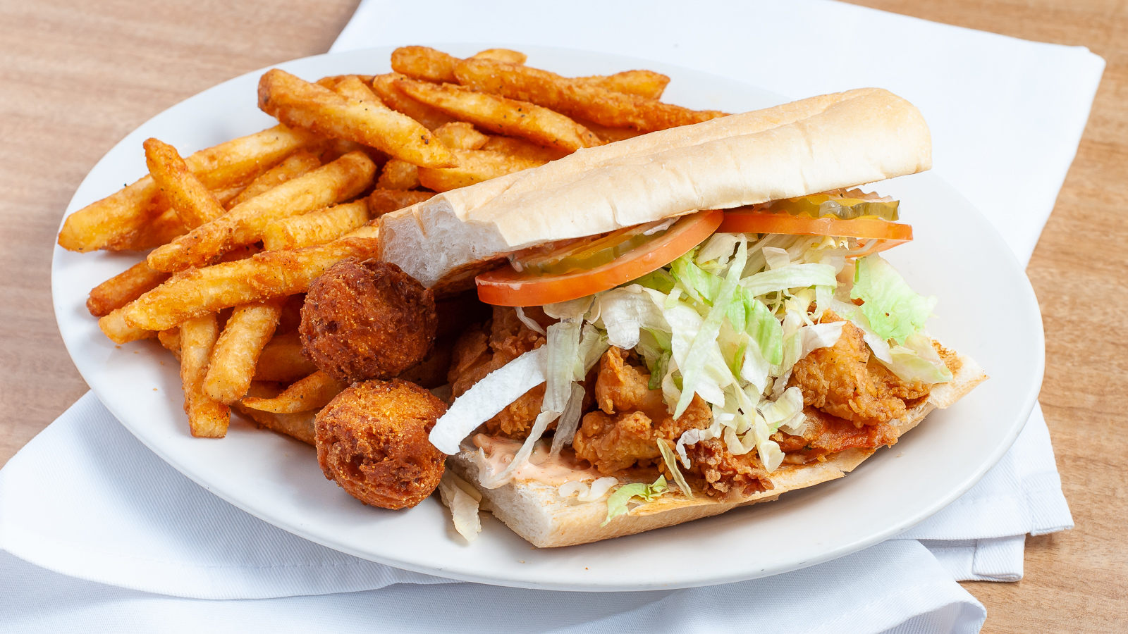 Order Chicken Tenders Po Boy food online from The Catch store, Oklahoma City on bringmethat.com