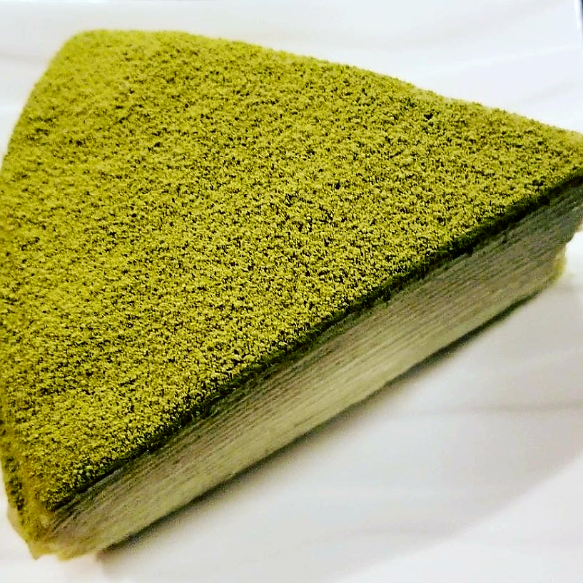 Order Matcha Mille Crepe food online from Café Bali store, Bloomington on bringmethat.com