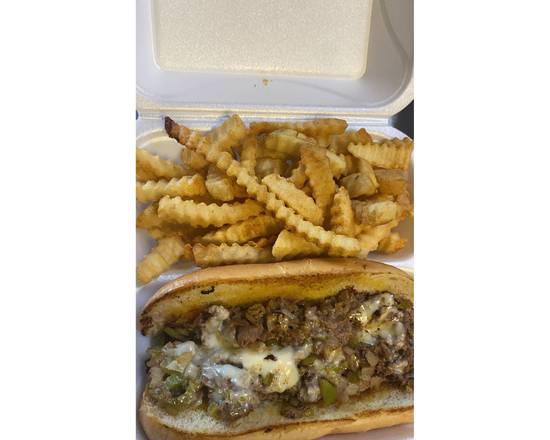 Order Philly Cheese Steak food online from Dessence Cafe store, East Point on bringmethat.com