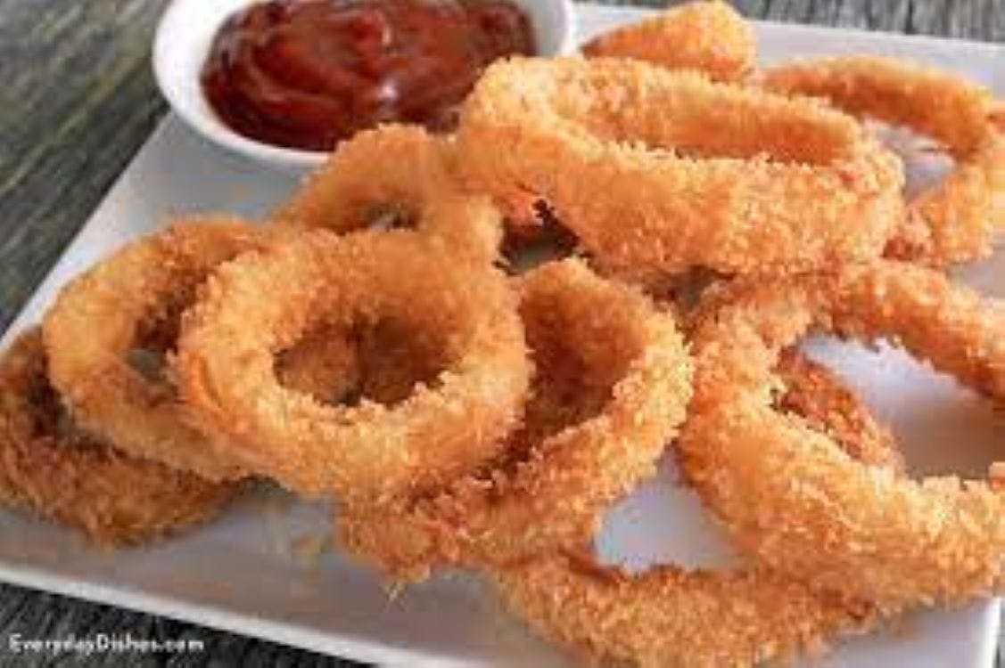 Order Onion Rings - Appetizers & Sides food online from Vinnys Pizzeria store, Charleston on bringmethat.com