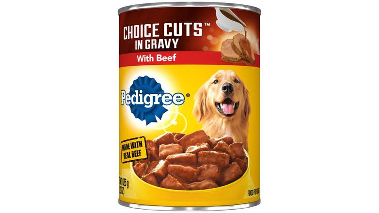 Order Pedigree Choice Cuts in Gravy With Beef Adult Canned Wet Dog Food food online from Route 7 Food Mart store, Norwalk on bringmethat.com
