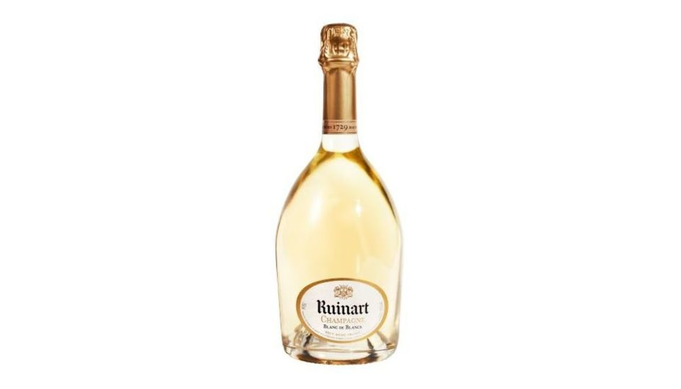Order Ruinart Blanc de Blancs Champagne 750ml Bottle food online from Golden Rule Liquor store, West Hollywood on bringmethat.com