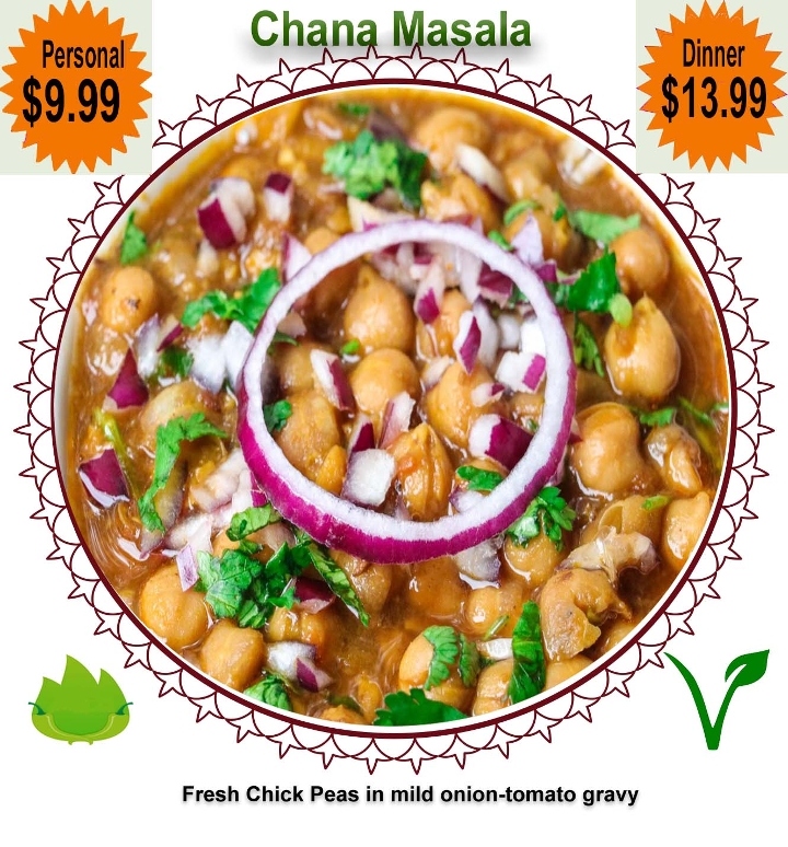 Order L-Chana Masala - Vegan food online from Dakshin Indian Bistro - N Hamilton Rd store, Columbus on bringmethat.com