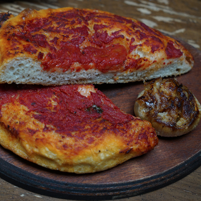 Order Tomato Foccacia food online from Antique Bar & Bakery store, Hoboken on bringmethat.com
