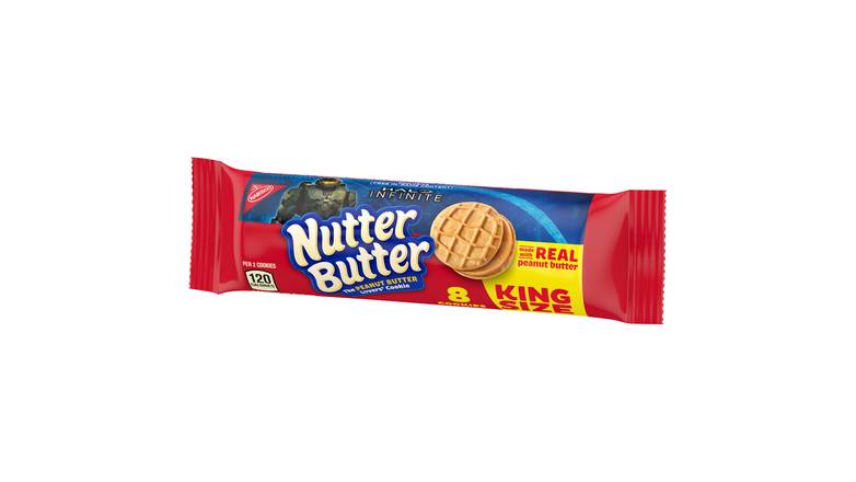 Order Nutter Butter Peanut Butter Sandwich Cookies, King Size food online from Shell Rock Spring store, Bel Air on bringmethat.com