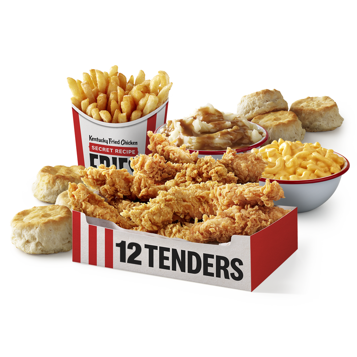 Order 12 pc. Tenders Meal with 6 FREE Cookies food online from Kfc store, Union City on bringmethat.com