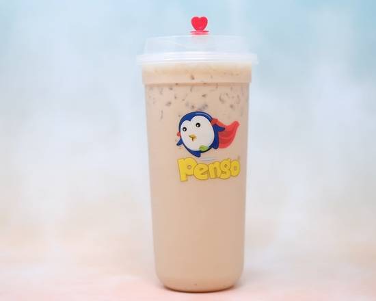 Order Hokkaido Caramel Milk Tea food online from Pengo Macaron &amp; Dessert store, Laguna Hills on bringmethat.com