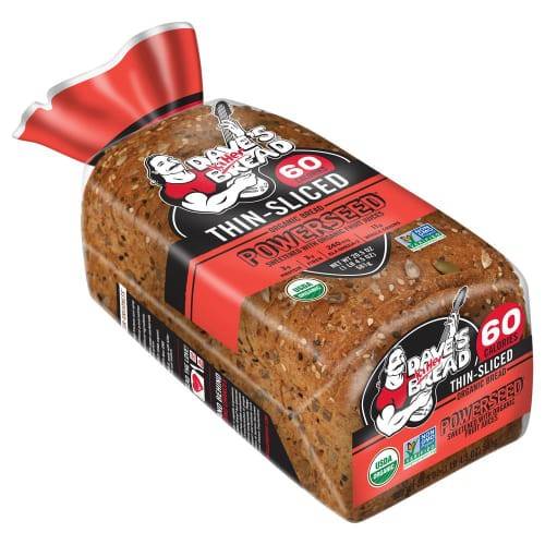 Order Dave's Killer Bread · Organic Thin Sliced Powerseed Bread (20.5 oz) food online from Safeway store, Rehoboth Beach on bringmethat.com