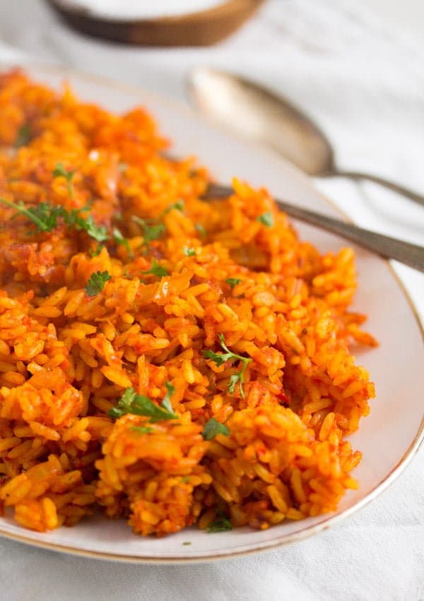 Order Jollof Meal with Chicken food online from The Jollof Buka store, Indianapolis on bringmethat.com