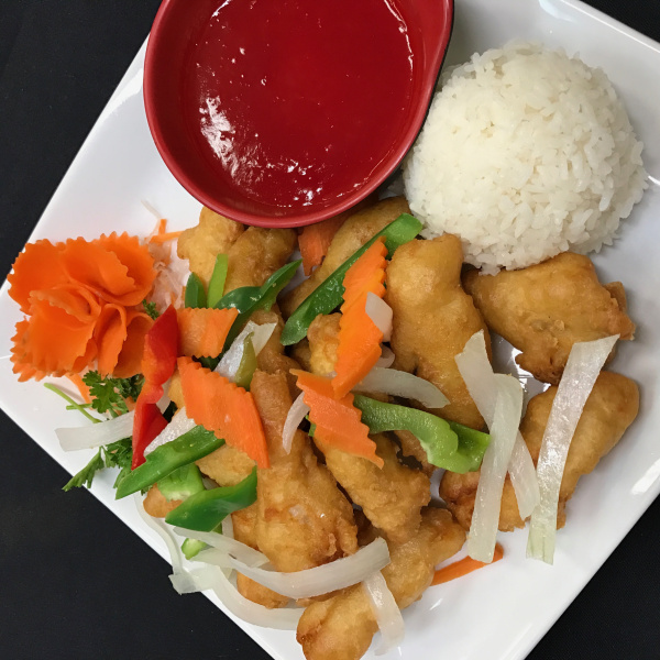 Order 1. Sweet Sour Chicken food online from Sakura Asian Fusion store, Kissimmee on bringmethat.com