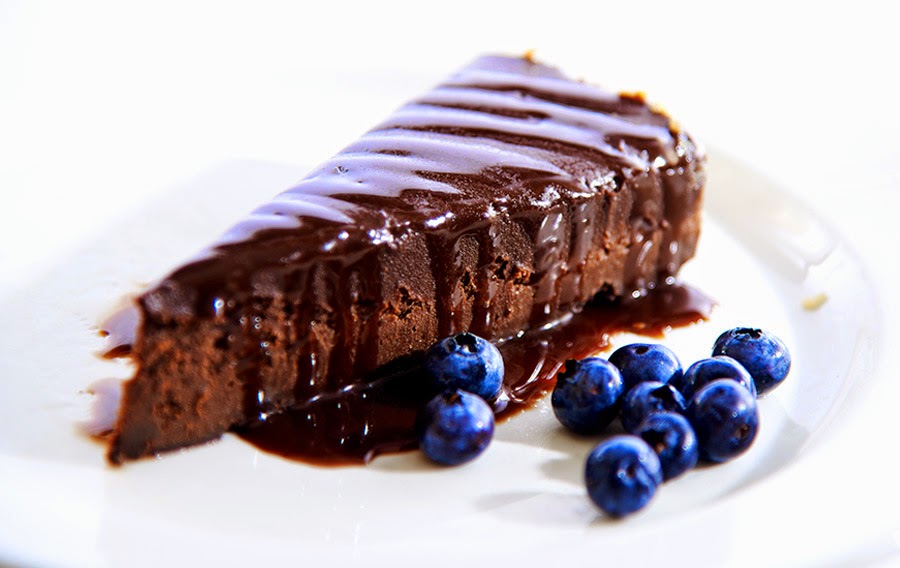 Order Dark Flourless Chocolate Cake food online from Villa Berulia Restaurant store, New York on bringmethat.com