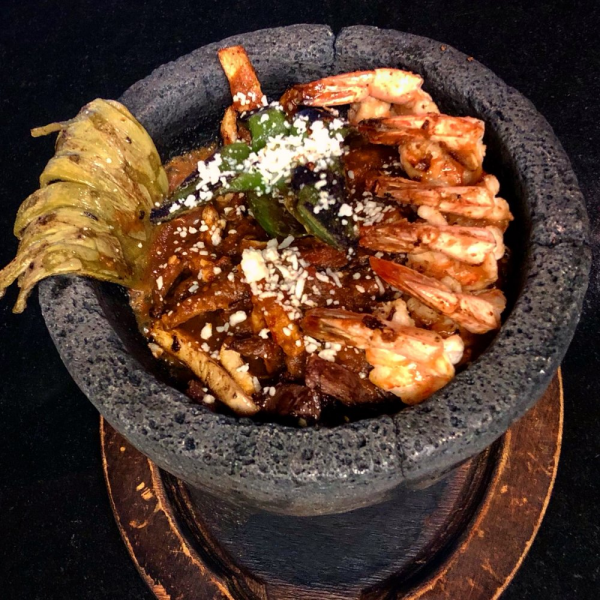 Order Carne - Molcajete Caliente food online from 100% De Agave Mexican Grill and Cantina store, Denver on bringmethat.com