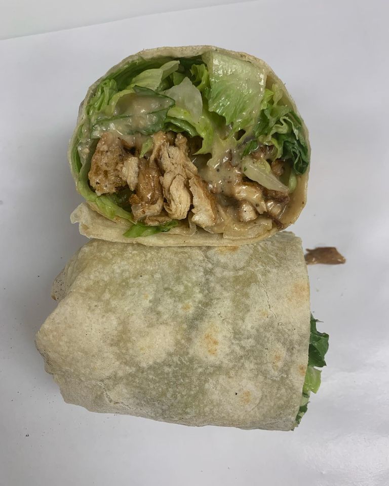 Order Chicken Caesar Wrap food online from Amatos Pizza store, Fairless Hills on bringmethat.com