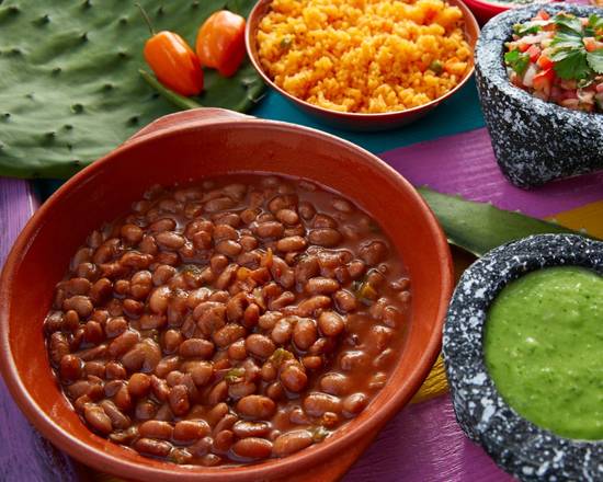 Order Pinto Beans food online from Moctezuma Mexican Grill store, Alpharetta on bringmethat.com