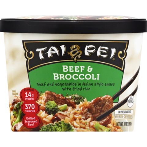 Order Tai Pei Beef & Broccoli 10oz food online from 7-Eleven store, West Columbia on bringmethat.com