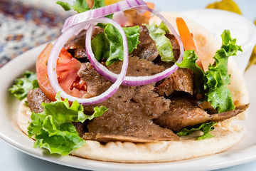 Order Gyro Sandwich (Beef and Lamb) food online from Pars Cuisine store, Albuquerque on bringmethat.com