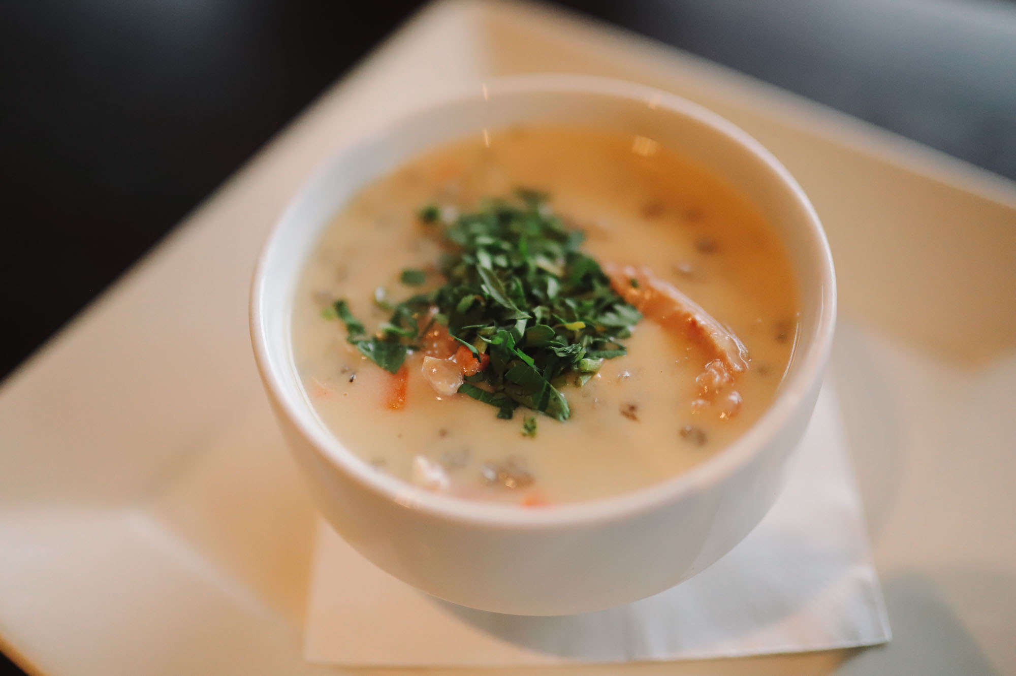 Order Chicken Wild Rice Soup food online from Doolittles Woodfire Grill store, Eagan on bringmethat.com