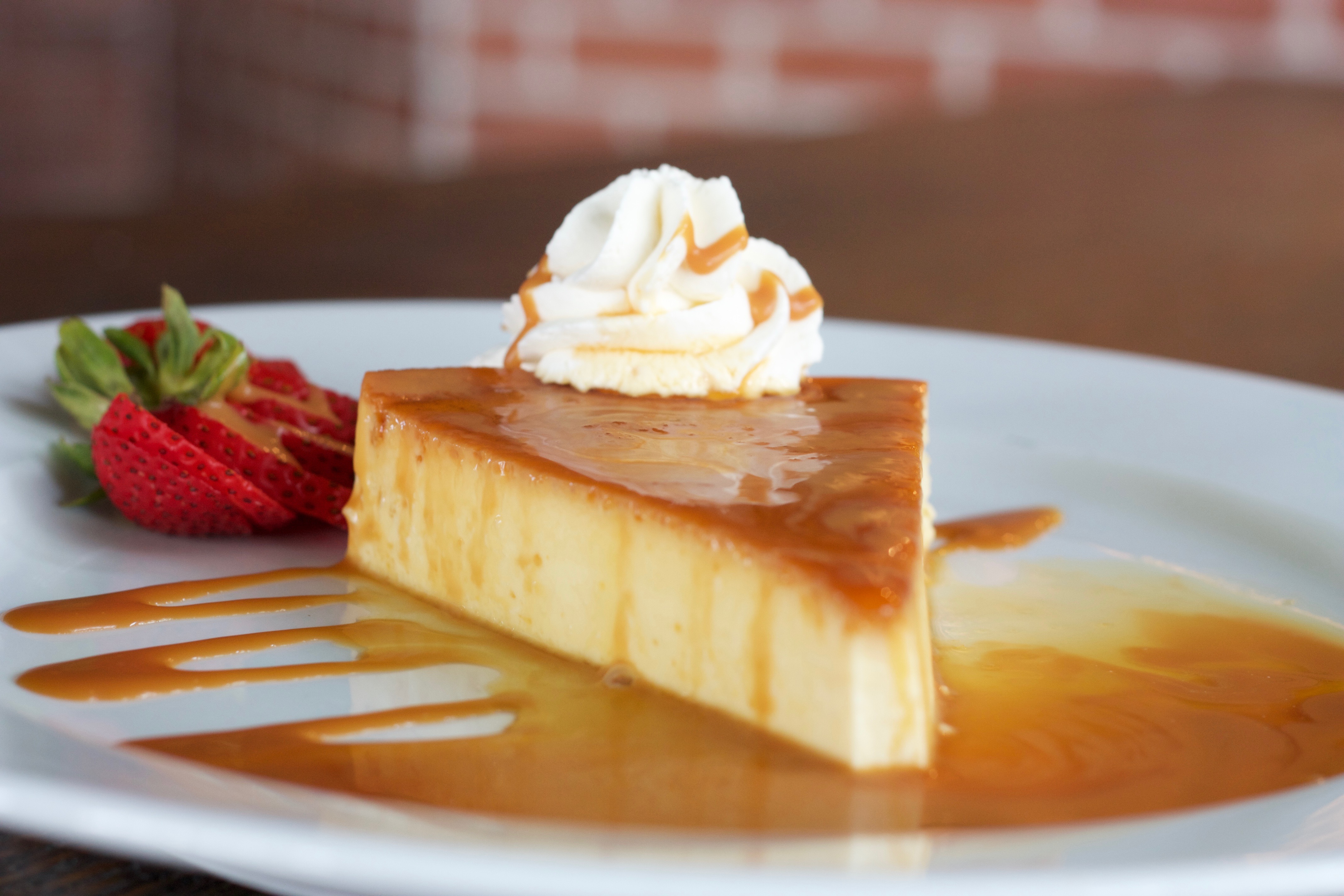 Order FLAN food online from Los Sombreros Mexican Restaurant store, Scottsdale on bringmethat.com