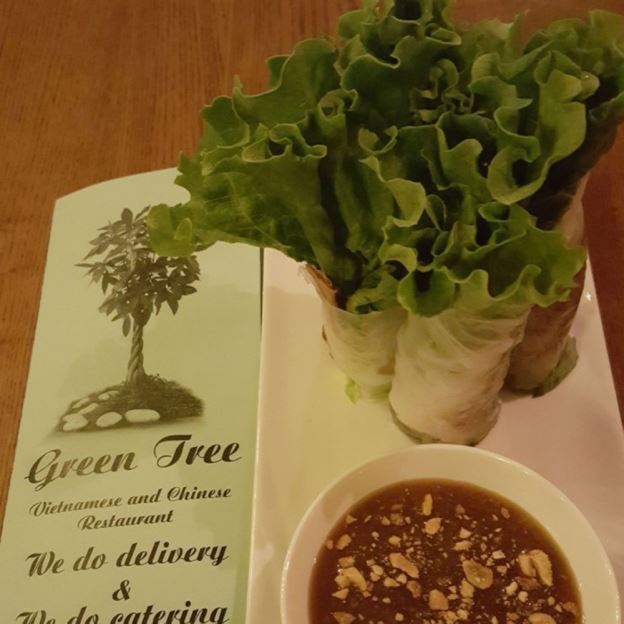 Order 4. Fresh Spring Rolls with Grilled Chicken food online from Green Tree store, Seattle on bringmethat.com