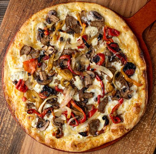 Order Steak & Blue Pizza food online from Fired Pie store, Chandler on bringmethat.com