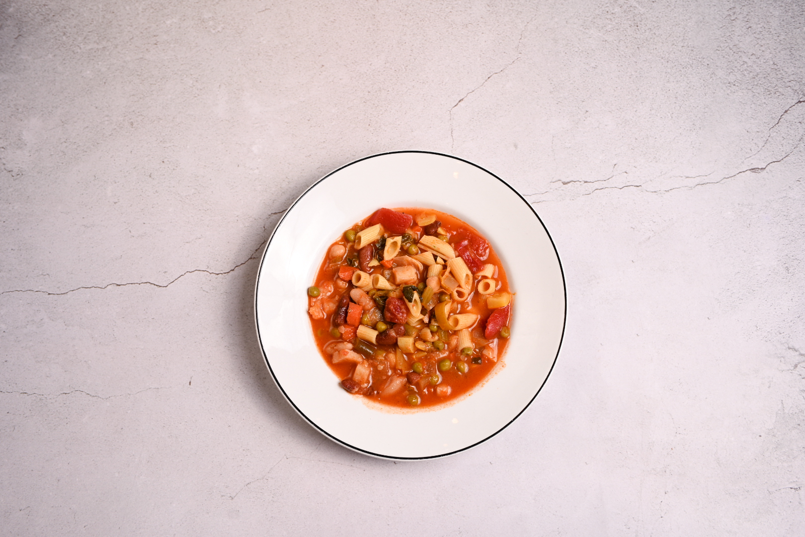 Order Vegan Minestrone Soup food online from Maria's Italian Kitchen store, Brentwood on bringmethat.com
