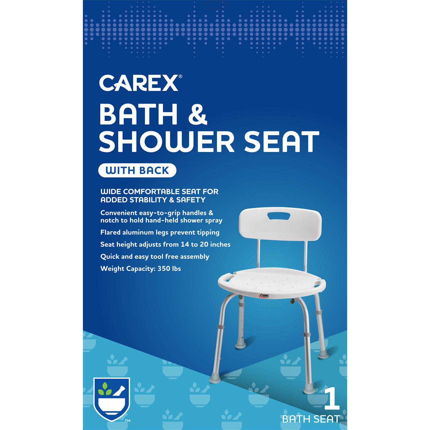 Order Rite Aid Carex Bath and Shower Seat With Back food online from Rite Aid store, CORNING on bringmethat.com