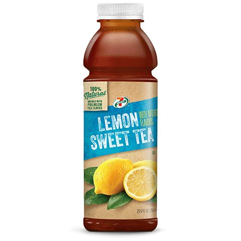 Order 7-Select Sweet Tea w/ Lemon 23.9oz food online from 7-Eleven store, Sandusky on bringmethat.com